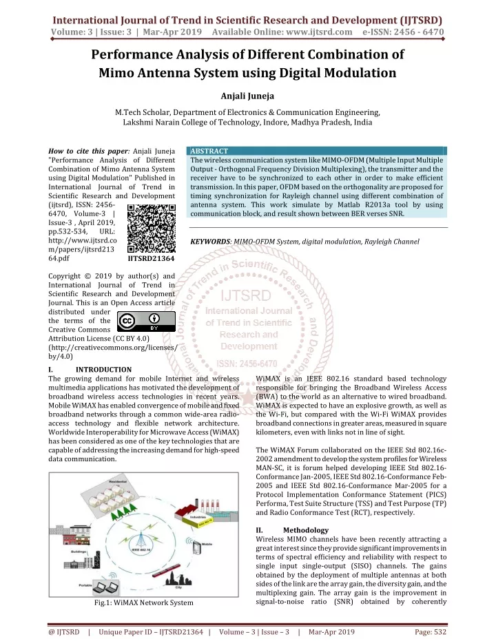 international journal of trend in scientific