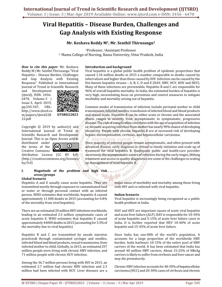 international journal of trend in scientific