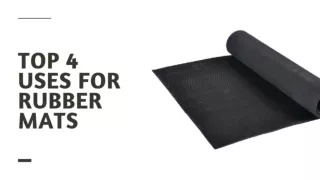 Top 4 Uses for Rubber Mats
