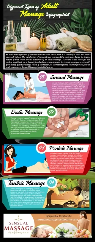 Different Types of Adult Massage [Infographic]