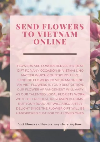 Send Flowers to Vietnam Online though Viet-flowers.com (1)