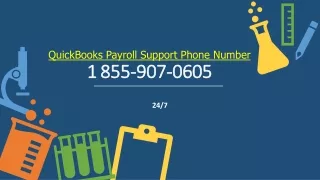 QuickBooks Payroll Support Phone Number 1 855-907-0605