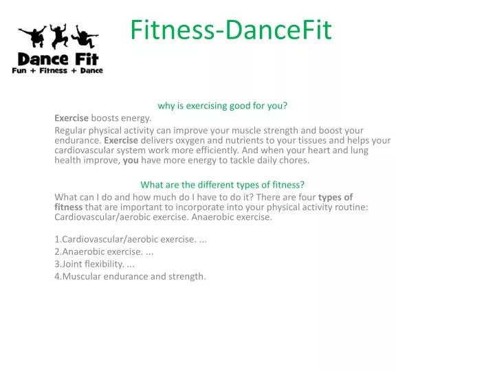 fitness dancefit
