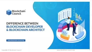 Difference between Blockchain Developer & Blockchain Architect