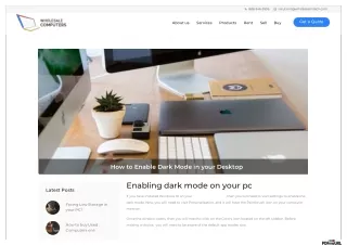 How to Enable Dark Mode in your Desktop