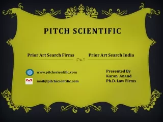 Prior Art Search Firms | Prior Art Search India