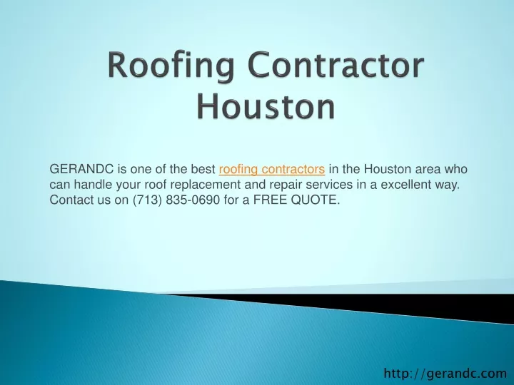roofing contractor houston