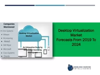 A complete study on Desktop Virtualization Market