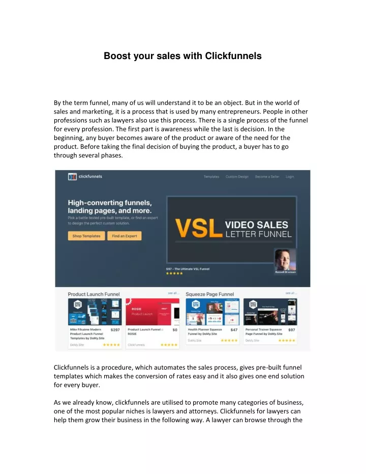 boost your sales with clickfunnels