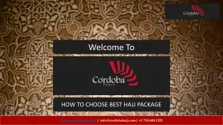 how to choose best hajj package