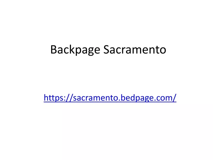 backpage sacramento