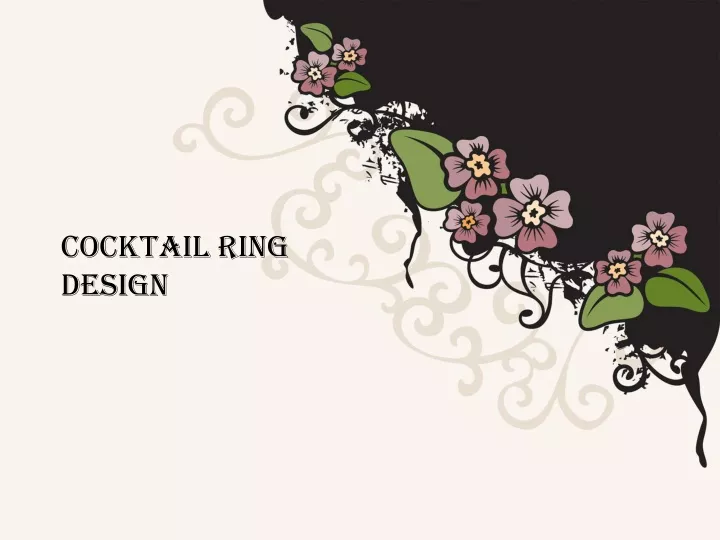 cocktail ring design