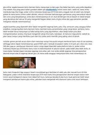 Situs Poker online Indonesia Terpercaya 2019 Membludak Ekstra