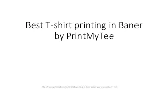 T-shirts Printing in Baner | Design Your Own Custom T-Shirt With Print My Tee