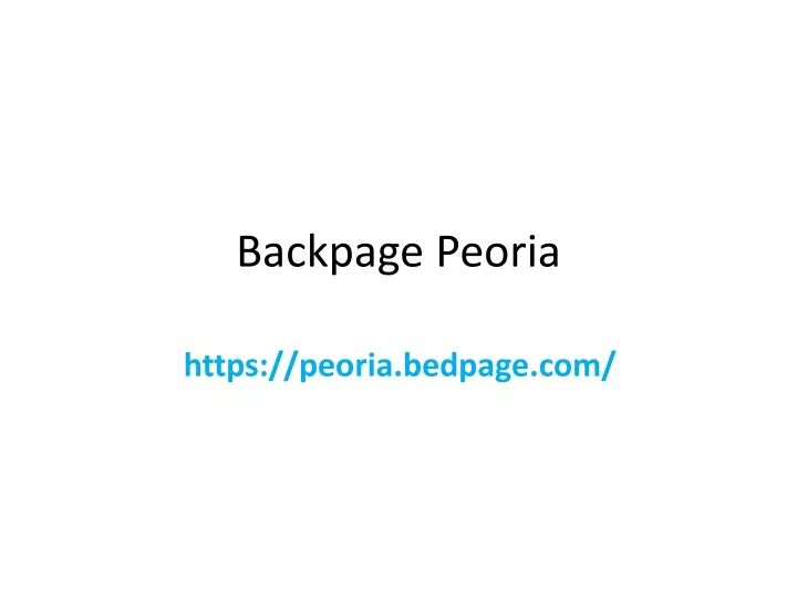 backpage peoria