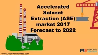 Accelerated Solvent Extraction (ASE) Market Growth and Future 2022