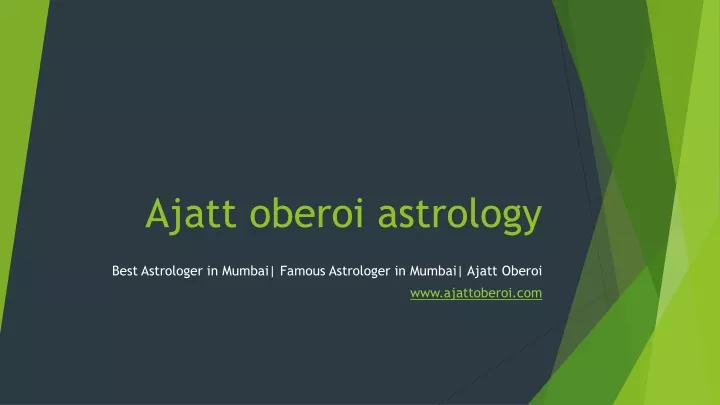 ajatt oberoi astrology