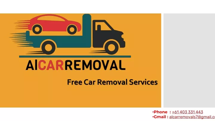 free car removal services