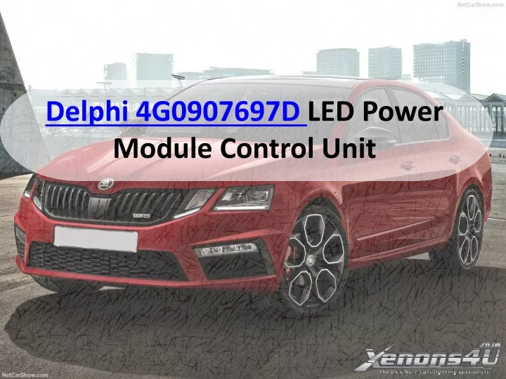 delphi 4g0907697d led power module control unit