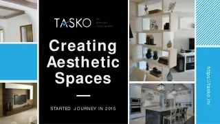 Create beautiful and perfect office interiors from one of the top office interior designers in Hyderabad | Tasko