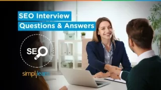 SEO Interview Questions & Answers 2020 | Search Engine Optimization Interview Questions |Simplilearn
