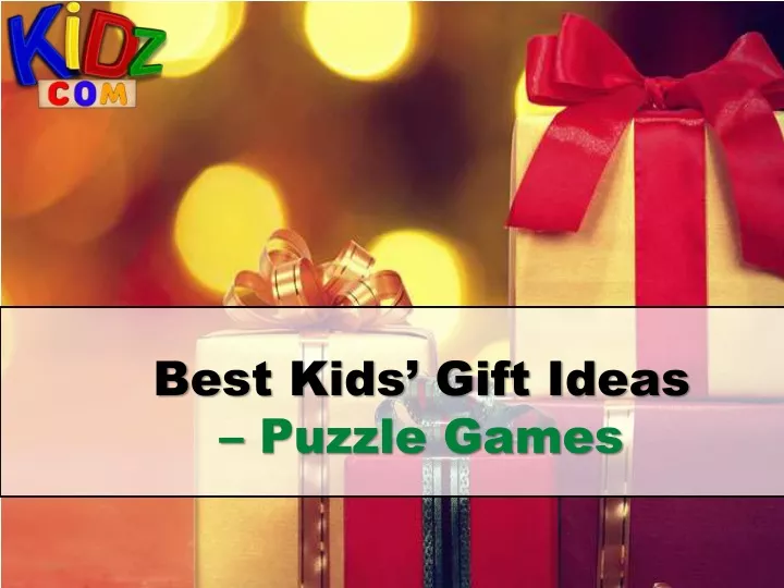 best kids gift ideas puzzle games
