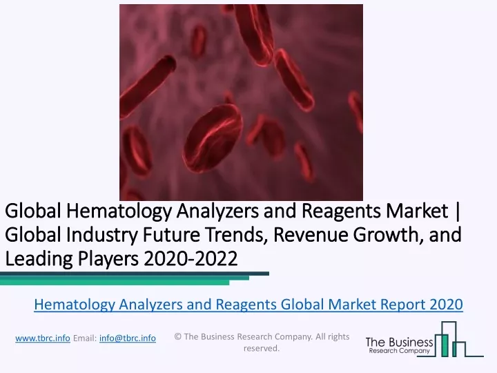 global global hematology analyzers and reagents