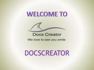 Docscreator – Free Online Document Creator