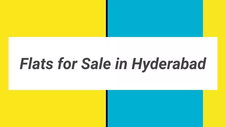 flats for sale in hyderabad