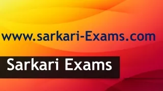 Government Jobs 2020 Sarkari Exams job Vacancy Notification