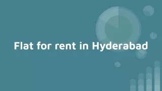 Flats for Rent in Hyderabad