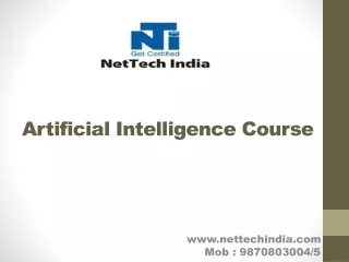 Artificial Intelligence Training in Mumbai
