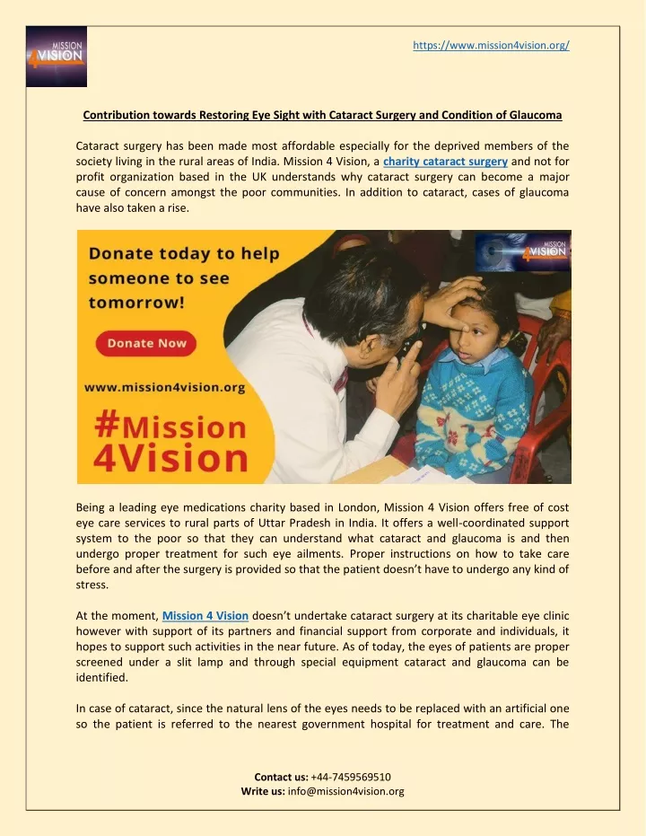 https www mission4vision org