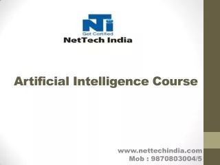 Artificial Intelligence Training in Mumbai