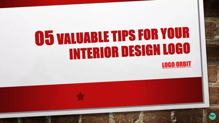 05 valuable tips for your interior design logo
