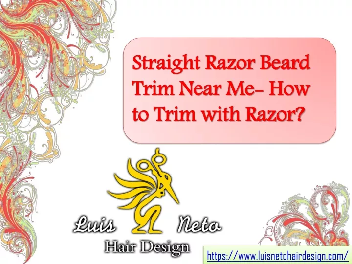 straight razor beard trim near me how to trim