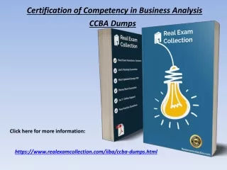 2020 Download Updated IIBA CCBA  Dumps - CCBA Exam Study Material