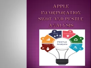 Apple Incorporation SWOT and Pestle analysis