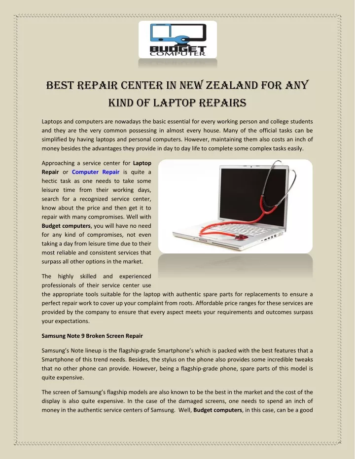 best repair center in new zealand for any kind