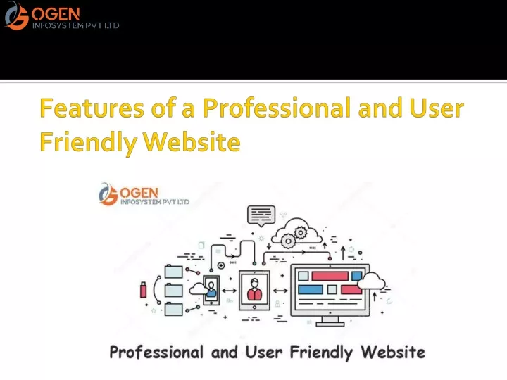 features of a professional and user friendly website