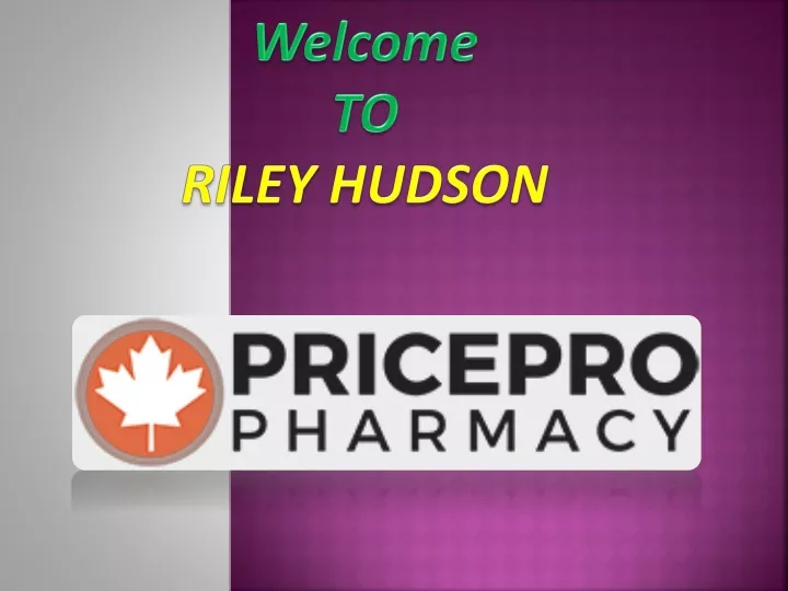welcome to riley hudson