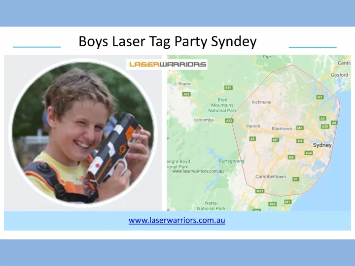 boys laser tag party syndey