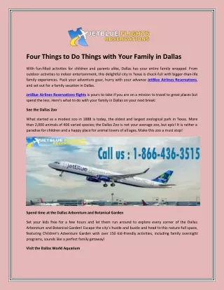 Four Things to Do Things with Your Family in Dallas