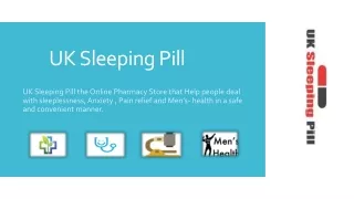 Buy sleeping Pills and Tablets Online in UK - UKSleepingPill