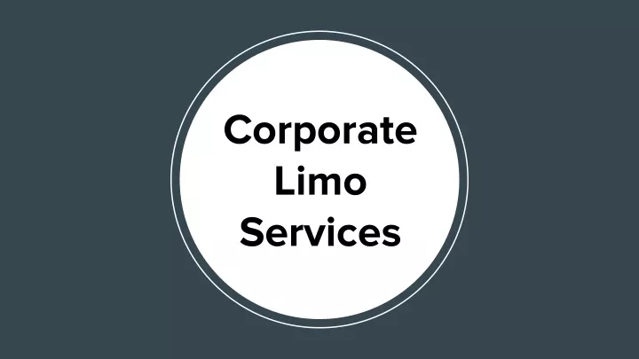 corporate limo services