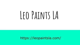 Leo Paints LA