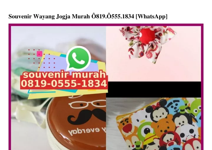 souvenir wayang jogja murah 819 555 1834 whatsapp