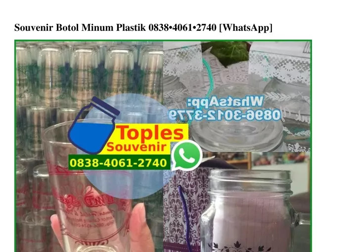 souvenir botol minum plastik 0838 4061 2740