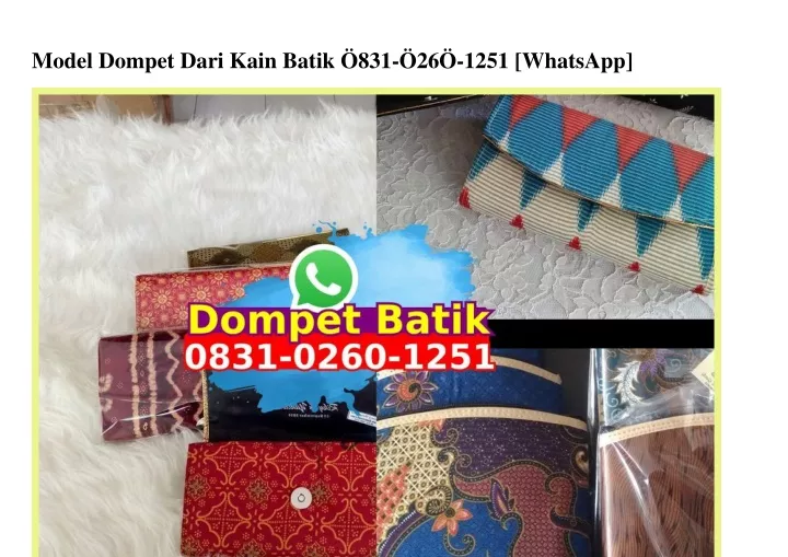 model dompet dari kain batik 831 26 1251 whatsapp