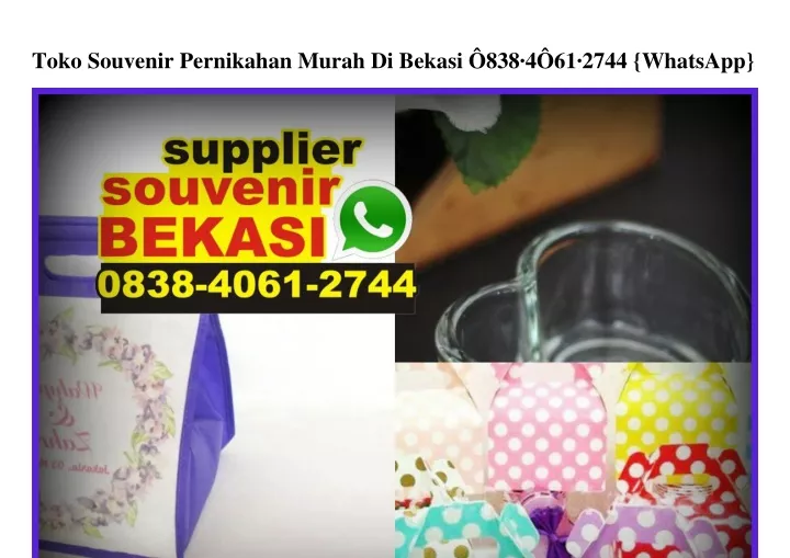 toko souvenir pernikahan murah di bekasi